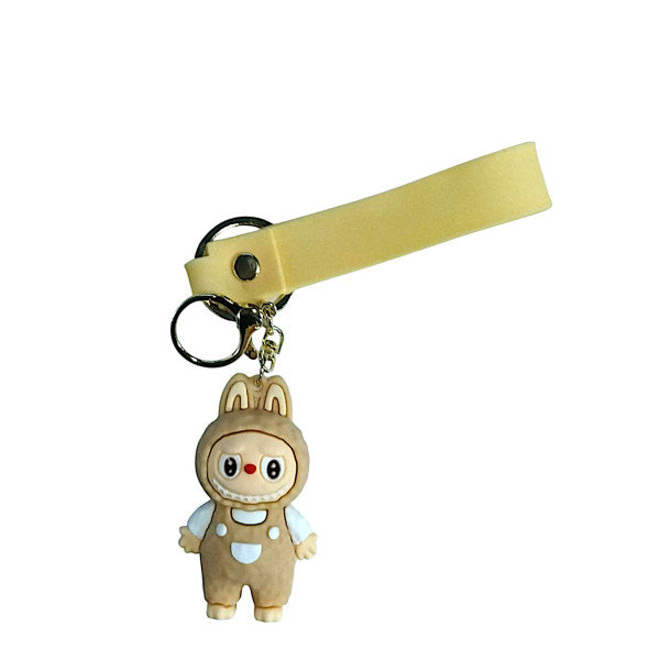 Κρεμαστό Μπρελόκ Labubu Από Pvc 6688-13 Μπεζ