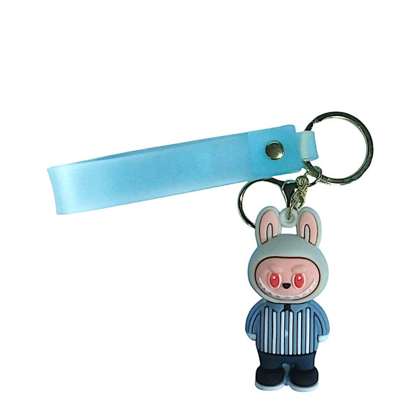 Κρεμαστό Μπρελόκ Labubu Από Pvc 6688-24 Μπλε