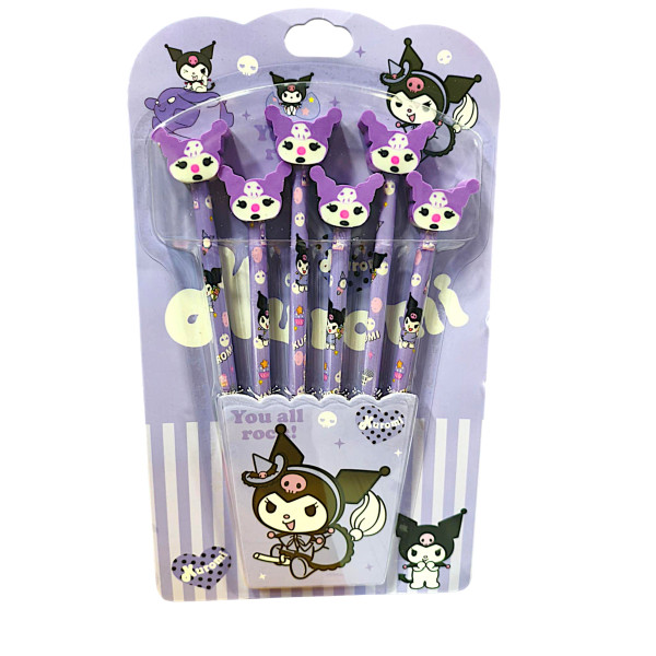 Kuromi Σετ μολύβια 6 τεμάχια 23966-7