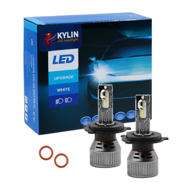 Led Λάμπες Αυτοκινήτου - Φορτηγού H4 12V-24V 50W 6500K 5000LM 2 X 25W L13-H4