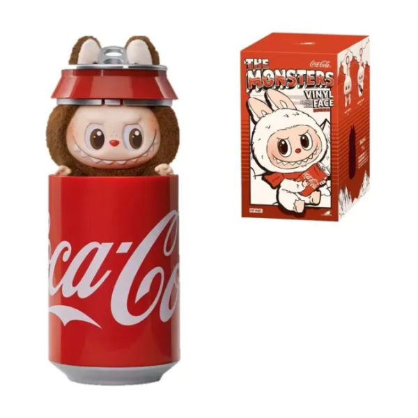 Labubu Monsters Coca-Cola Λούτρινο Πλαστικό Πρόσωπο Have A Seat Vinyl Plush Blind Box 1440-69315