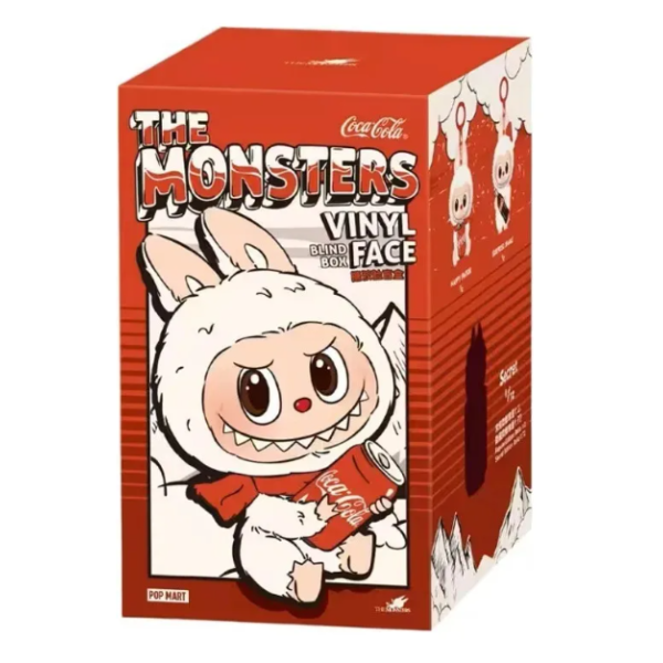 Labubu Monsters Coca-Cola Λούτρινο Πλαστικό Πρόσωπο Have A Seat Vinyl Plush Blind Box 1440-69315