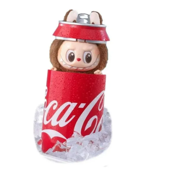 Labubu Monsters Coca-Cola Λούτρινο Πλαστικό Πρόσωπο Have A Seat Vinyl Plush Blind Box 1440-69315