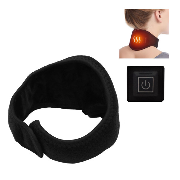 Θερμενόμενο Κολάρο - Ζώνη Αυχένα με USB Type-c CX-153 Μαύρη