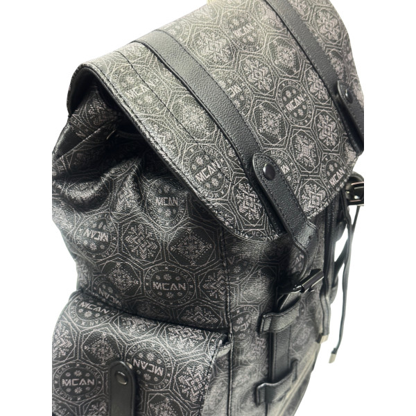 ΤΣΑΝΤΑ ΠΛΑΤΗΣ ΔΕΡΜΑΤΙΝΗ MOHICANS LF-2 ΜΑΥΡΟ