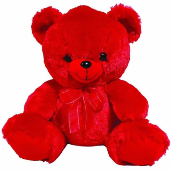 Λούτρινο Αρκουδάκι Με Κόκκινο Φιόγκο Mohicans Αγίου Βαλεντίνου 110cm 1440-240169X-110 Κόκκινο