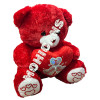 Mohicans Teddy Bear with I Love You Valentine's Day Heart 50cm 1440-82343 Red
