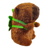 Plush Capybara Backpack Turtle 25cm Mohicans 1440-305 Brown