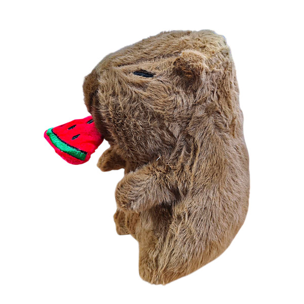 Plush Capybara Watermelon 25cm Mohicans 1440-304-2 Brown