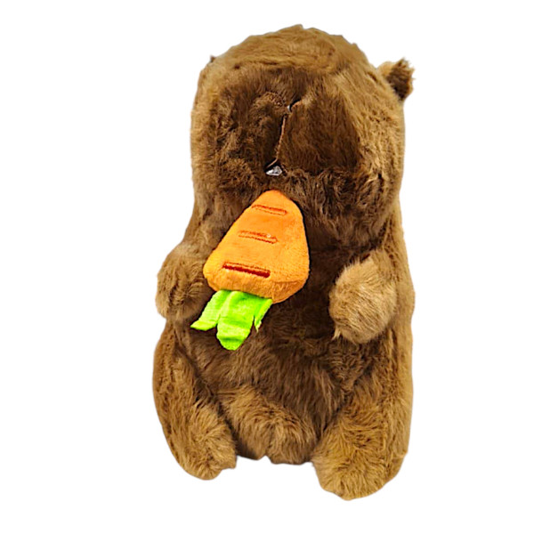 Plush Capybara LOVE 25cm Mohicans 1440-304 Brown