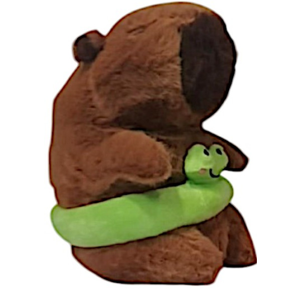 Λούτρινο Καπιμπάρα με 25cm με Βατραχάκι Mohicans 1440-1360-1-5 Καφέ