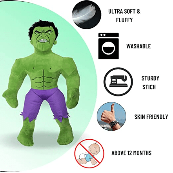 Λούτρινο σούπερ ήρωας Hulk 40cm 1440-84815 Πράσινο