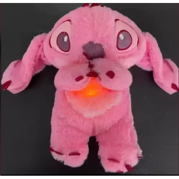 Λούτρινο Stitch 33cm Που Αναπνέει Κανονικά K.1440-PP10 Ροζ