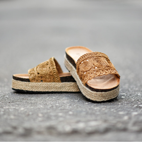 ΓΥΝΑΙΚΕΙΑ ΠΑΝΤΟΦΛΑ ΠΛΑΤΦΟΡΜΑ MOHICANS LS-57 ΚΑΦΕ