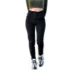 TROUSERS JEANS HIGH-WAISTED BOYFRIEND MOHICANS LW8106 BLACK