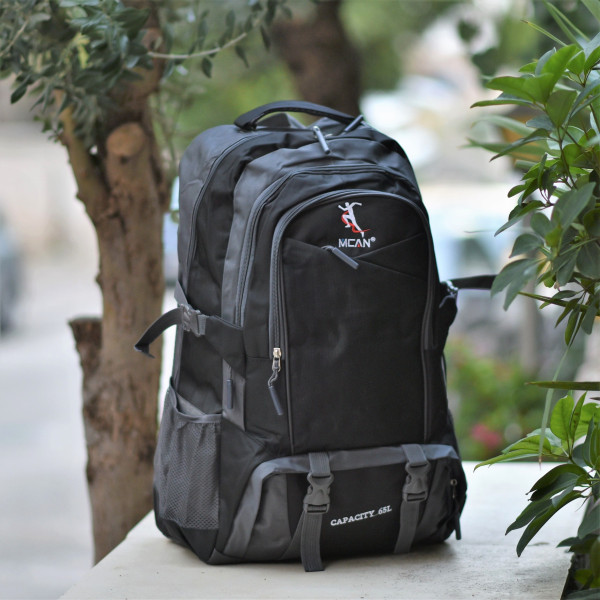 MEN BAG BACKPACK CANVAS MOHICANS M-101.BLACK