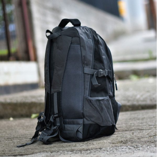 MEN BAG BACKPACK CANVAS MOHICANS M-101.BLACK