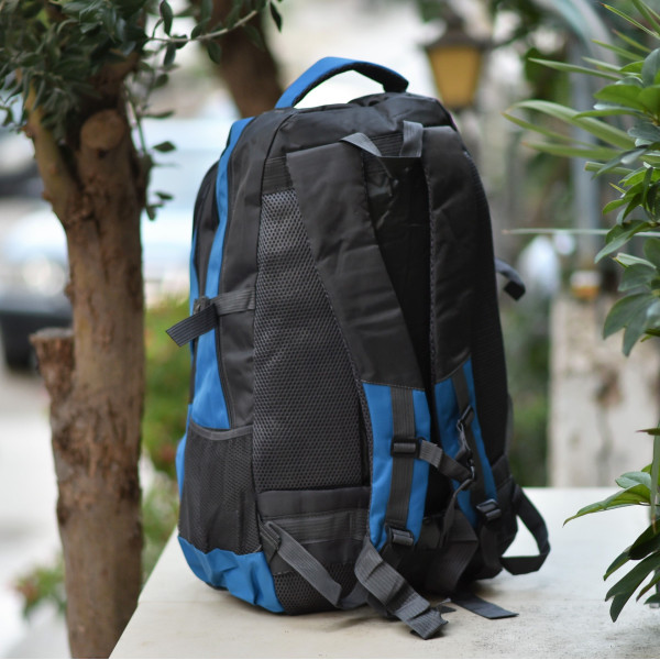 MEN BAG BACKPACK CANVAS MOHICANS M-101.BLUE