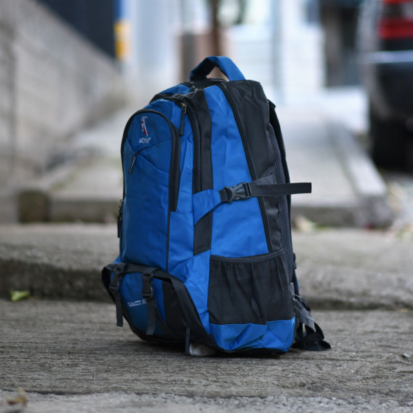 MEN BAG BACKPACK CANVAS MOHICANS M-101.BLUE