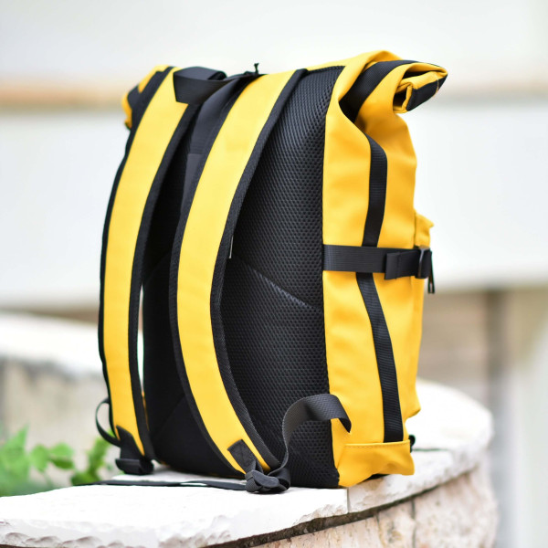 ΤΣΑΝΤΑ ΠΛΑΤΗΣ ΑΔΙΑΒΡΟΧΗ MOHICANS M-93.ΚΙΤΡΙΝΟ