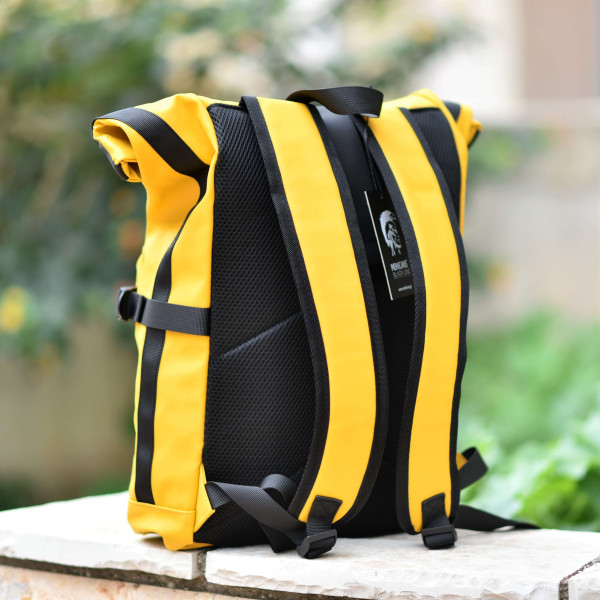 ΤΣΑΝΤΑ ΠΛΑΤΗΣ ΑΔΙΑΒΡΟΧΗ MOHICANS M-93.ΚΙΤΡΙΝΟ