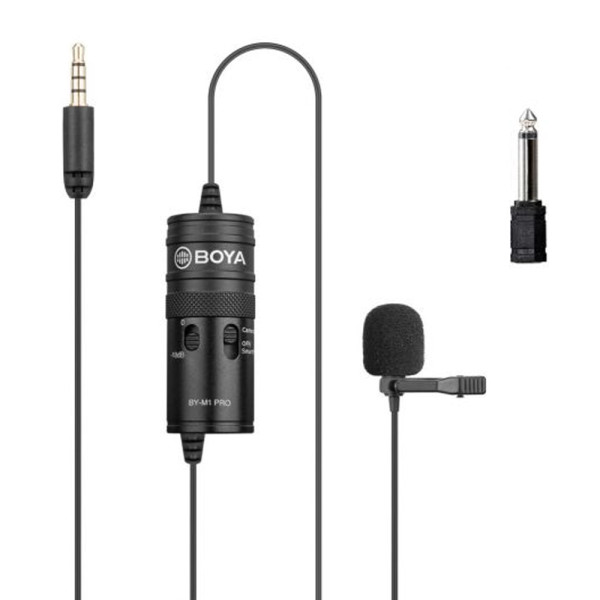 Πυκνωτικό Μικρόφωνο Jack 3.5mm Πέτου για Κάμερα και Κινητό Boya BY-M1 Pro