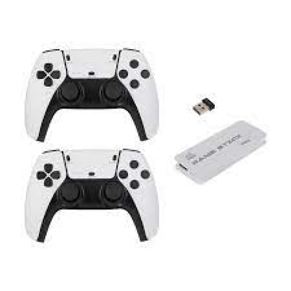 Wireless 2.4G HDMI TV Game PS1 4K P5 Handle Home Gamepad Console Λευκό