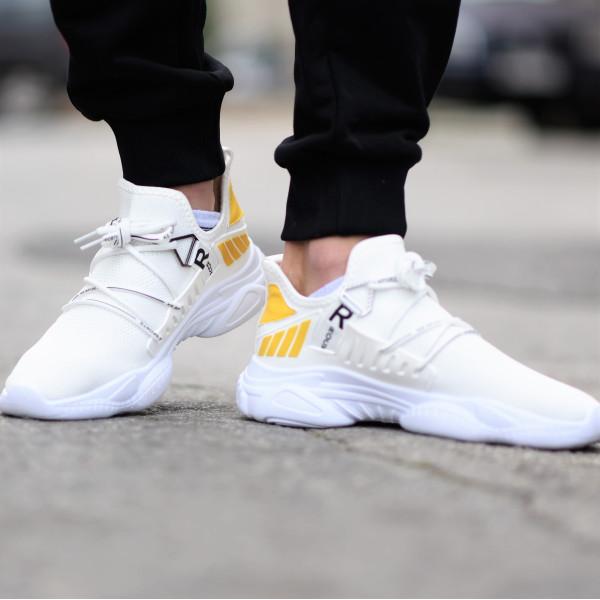 ΑΝΔΡΙΚΟ ΠΑΠΟΥΤΣΙ SNEAKERS MOHICANS M17 WHITE-YELLOW