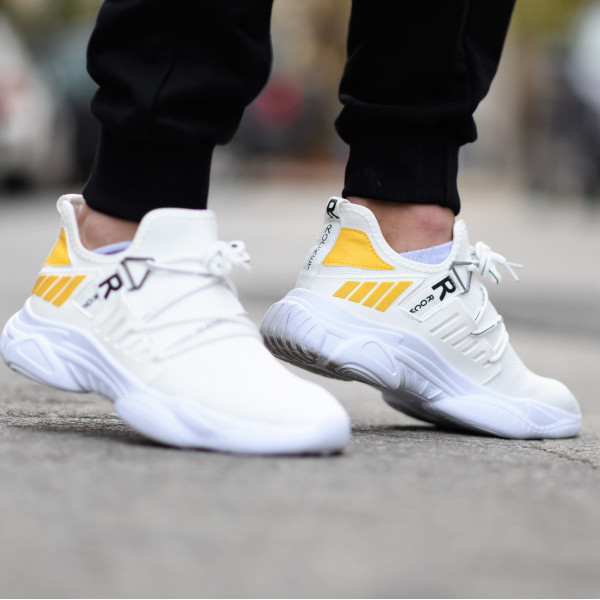 ΑΝΔΡΙΚΟ ΠΑΠΟΥΤΣΙ SNEAKERS MOHICANS M17 WHITE-YELLOW
