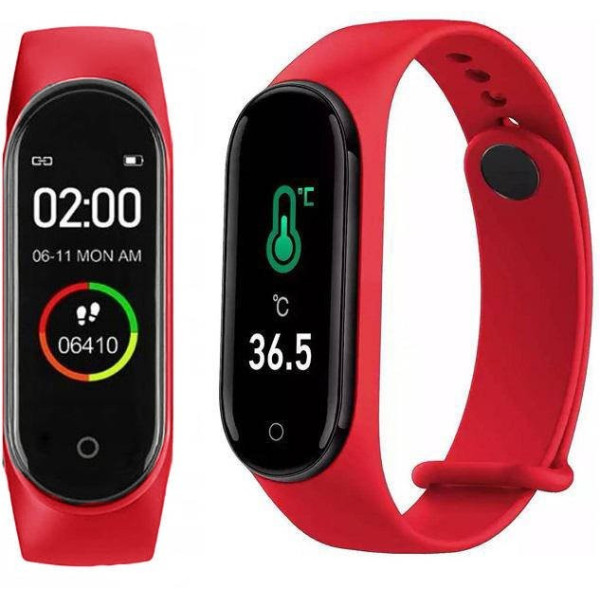 OEM SMART BRACELET M4 BLUETOOTH M4.ΚΟΚΚΙΝΟ