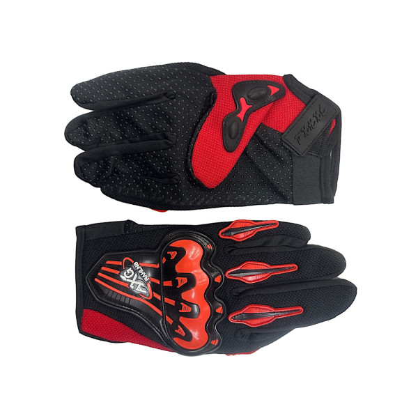 MotoCentric Ανδρικά Γάντια Μηχανής MC-010 Κόκκινα