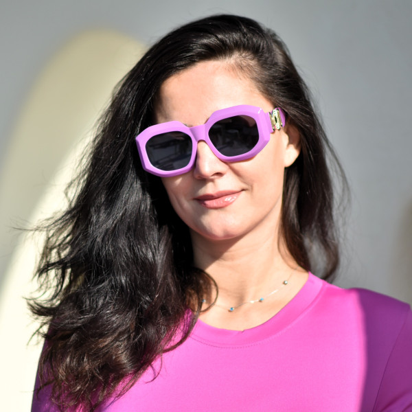 Mohicans Γυαλί Ηλίου με Μωβ Κοκκάλινο Σκελετό και Γκρι Φακό MC2401