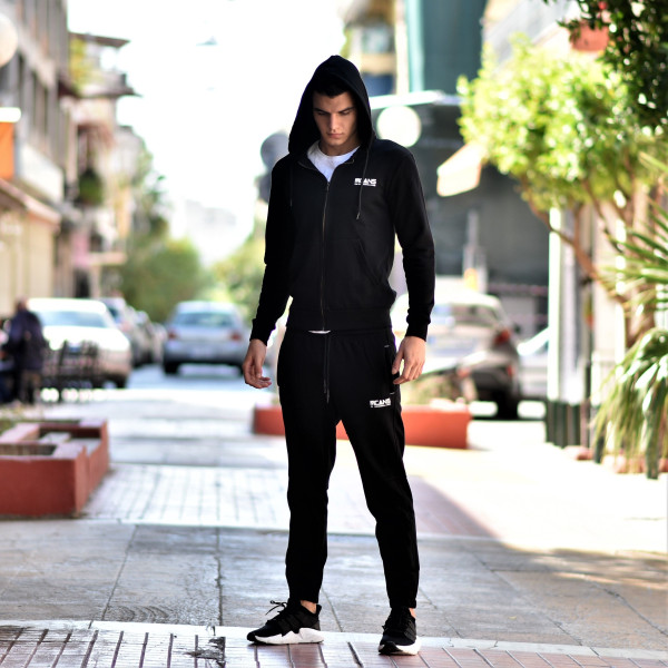 MEN'S BOTTOMS SWEATSHIRT COLOR MOHICANS MCANS1 BLACK