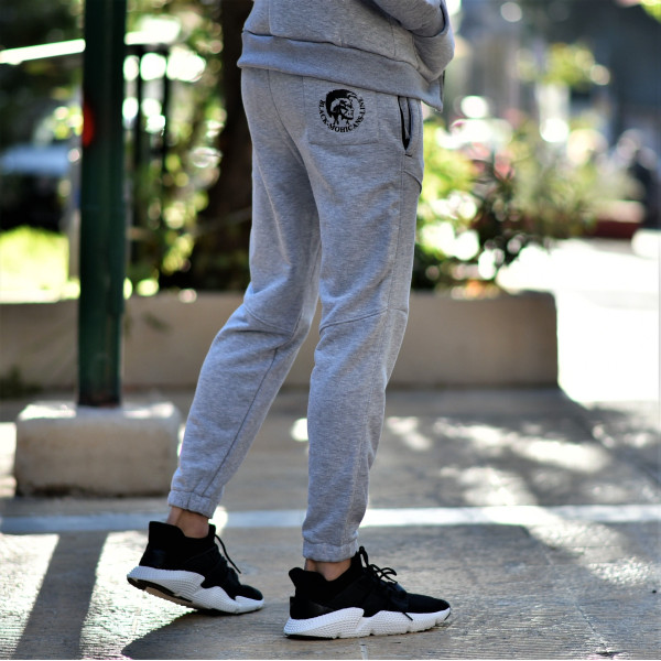 MEN'S BOTTOMS COLOR MOHICANS HEAD1 GRAY