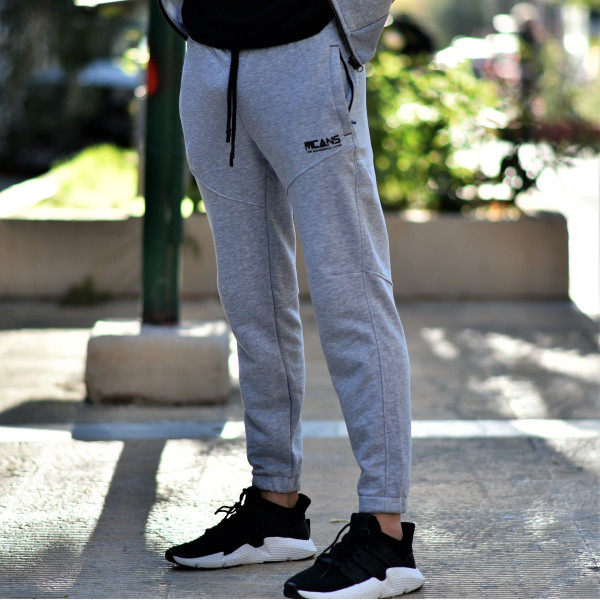 MEN'S BOTTOMS COLOR MOHICANS HEAD1 GRAY