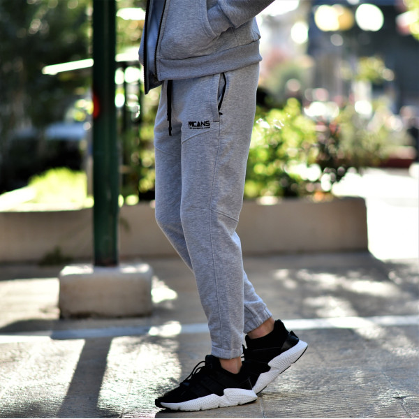 MEN'S BOTTOMS COLOR MOHICANS HEAD1 GRAY