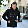 MEN'S SWEATSHIRT HOODED MCANS MOHICANS MCANS21.BLACK