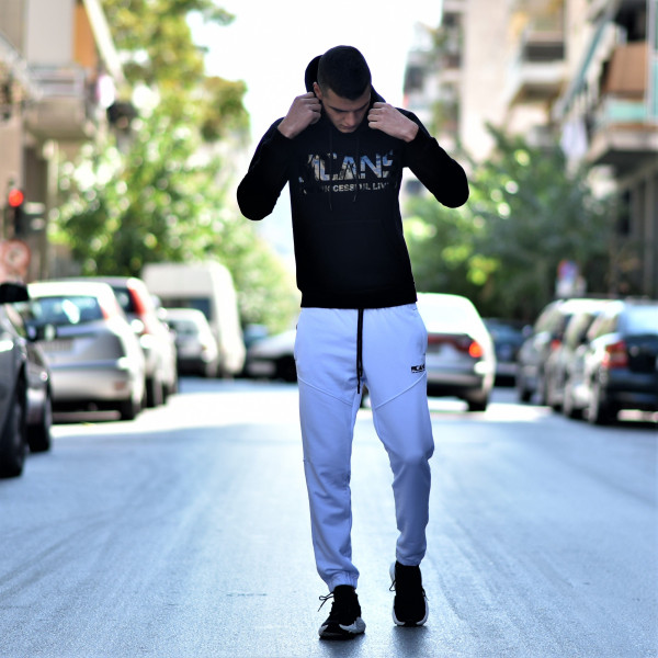 MEN'S SWEATSHIRT HOODED MCANS MOHICANS MCANS21.BLACK