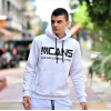 MEN'S SWEATSHIRT HOODED MCANS MOHICANS MCANS21.WHITE