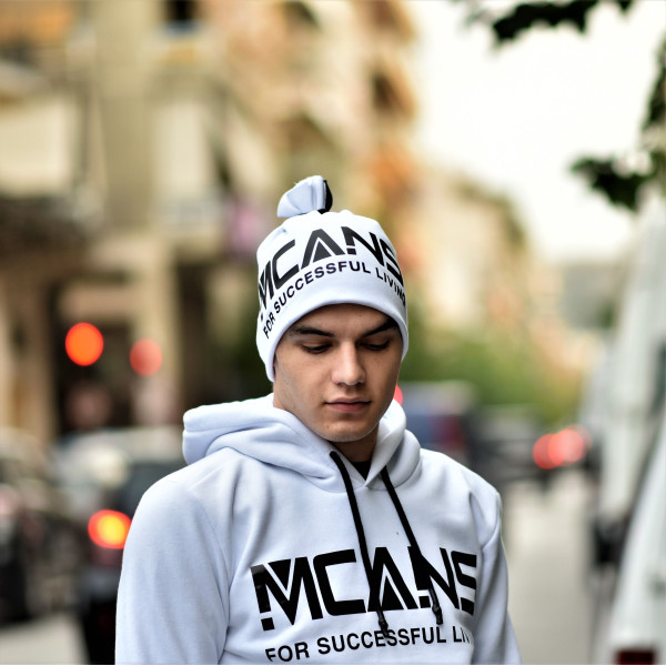 MEN'S HAT MOHICANS MCANS25.WHITE