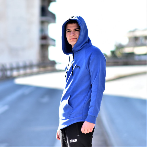 MEN SWEATSHIRT LOGO MCANS TRESS MOHICANS MCANS26 BLUE