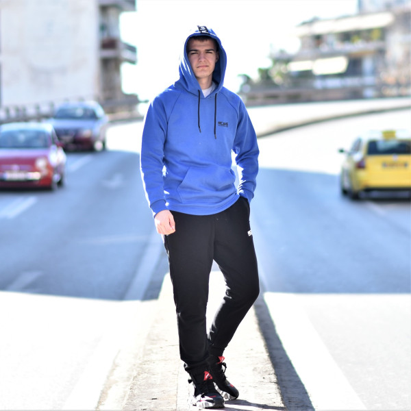 MEN SWEATSHIRT LOGO MCANS TRESS MOHICANS MCANS26 BLUE