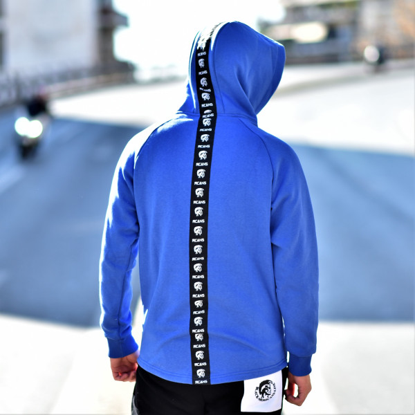 MEN SWEATSHIRT LOGO MCANS TRESS MOHICANS MCANS26 BLUE