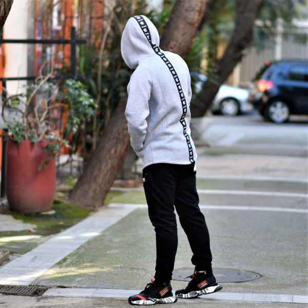 MEN SWEATSHIRT LOGO MCANS TRESS MOHICANS MCANS26 GRAY