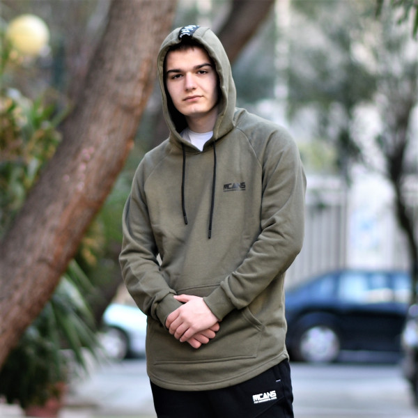 MEN SWEATSHIRT LOGO MCANS TRESS MOHICANS MCANS26 KHAKI