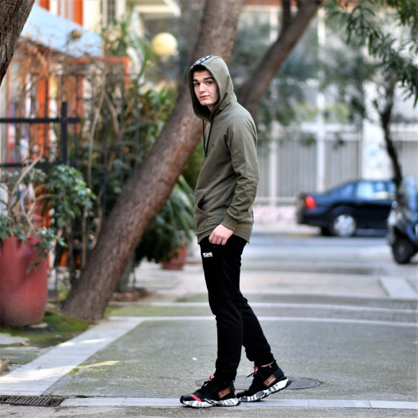 MEN SWEATSHIRT LOGO MCANS TRESS MOHICANS MCANS26 KHAKI