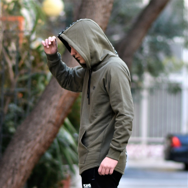 MEN SWEATSHIRT LOGO MCANS TRESS MOHICANS MCANS26 KHAKI