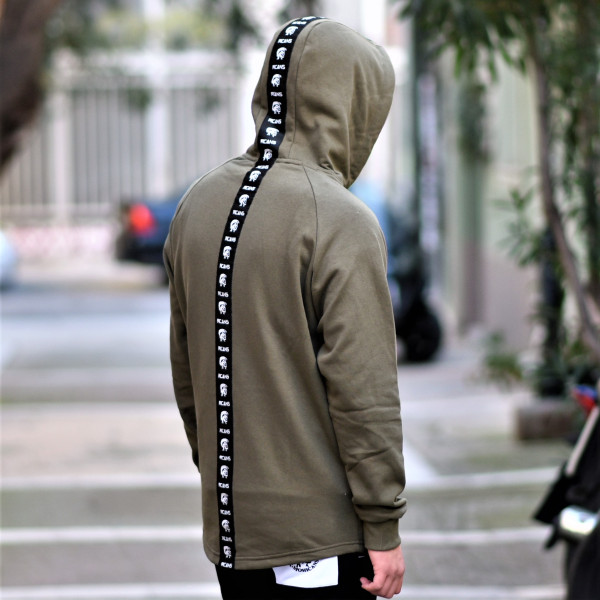 MEN SWEATSHIRT LOGO MCANS TRESS MOHICANS MCANS26 KHAKI