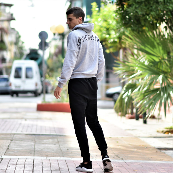 ΑΝΔΡΙΚΟ ΦΟΥΤΕΡ ΚΟΥΚΟΥΛΑ MOHICANS JEANS  MCANSJEANS ΓΚΡΙ