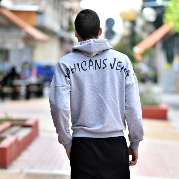 ΑΝΔΡΙΚΟ ΦΟΥΤΕΡ ΚΟΥΚΟΥΛΑ MOHICANS JEANS  MCANSJEANS ΓΚΡΙ